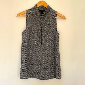 100% silk blouse, great under blazer